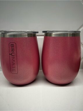 2 Neon Pink BrüMate Uncork’d XL 14oz Insulated Wine Tumblers